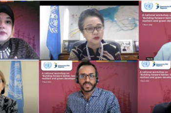 BAPPENAS-ESCAP-UNRCO'S National Workshop on “Building Forward Better in Indonesia”